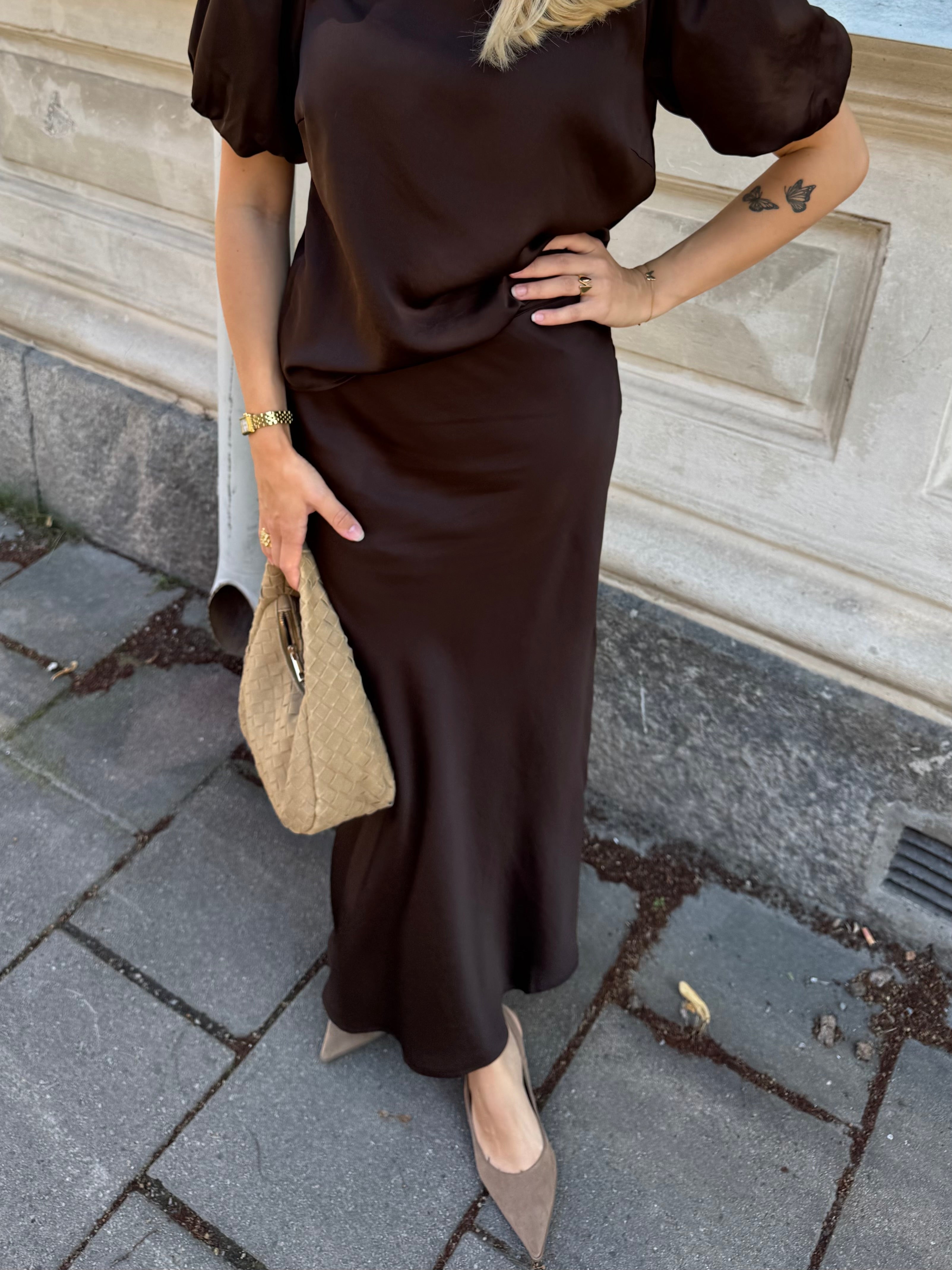 VIELLETTE Skirt - Coffee Bean